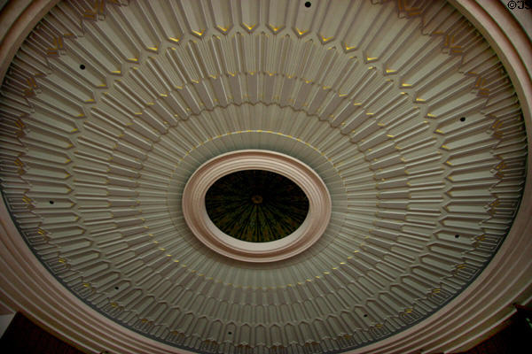 Sanctuary ceiling of Boston Avenue Methodist Church. Tulsa, OK.