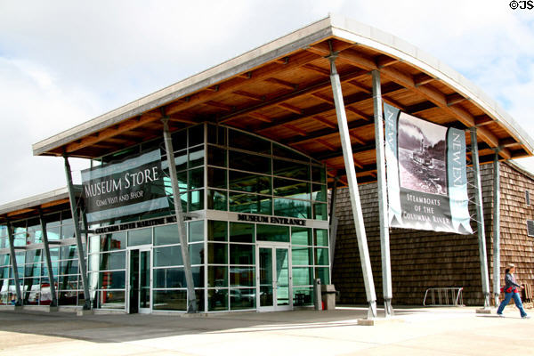 Entrance to Columbia River Maritime Museum. Astoria, OR.
