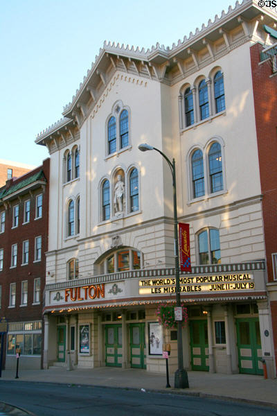 Fulton Opera House (1852 & 1904) (12 N. Prince St.). Lancaster, PA. On National Register.