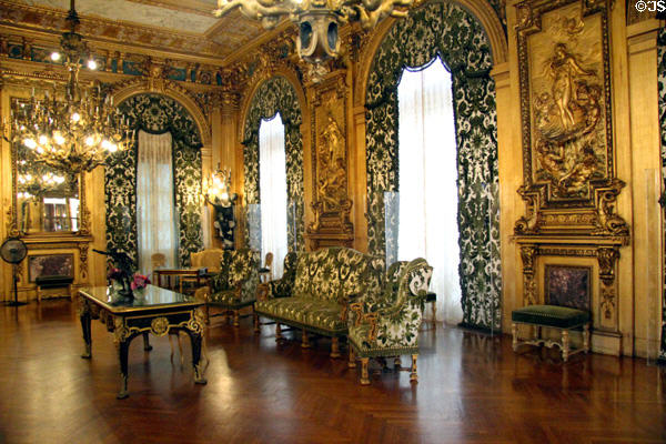 Gold Room at Marble House. Newport, RI.
