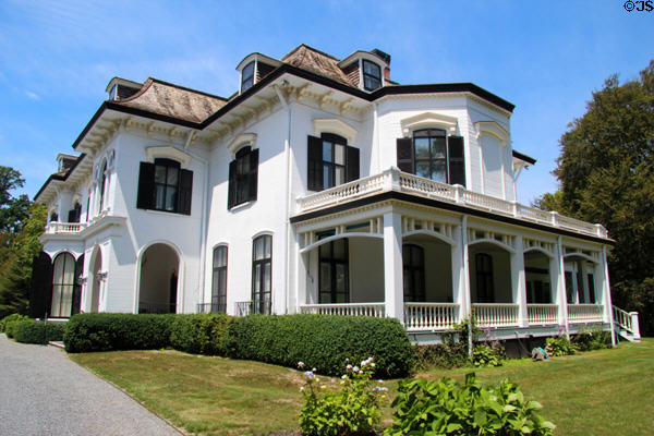Side porch at Chepstow. Newport, RI.