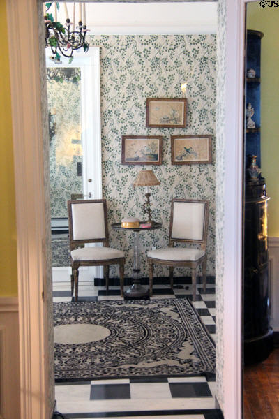 Doris Duke's dressing room at Rough Point. Newport, RI.