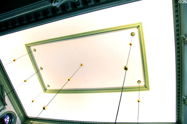 Ceiling design at Touro Synagogue. Newport, RI.