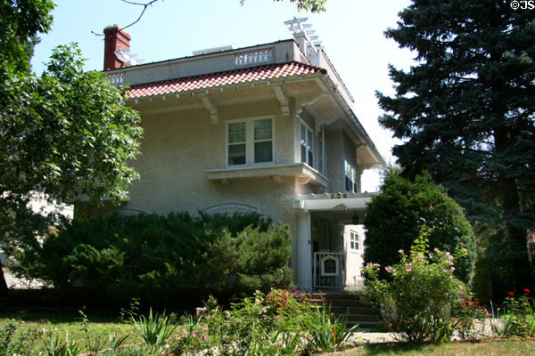 Sam Speier House (1916) (226 N. Duluth Ave.) in Cathedral Historic District. Sioux Falls, SD. Style: Spanish Style.
