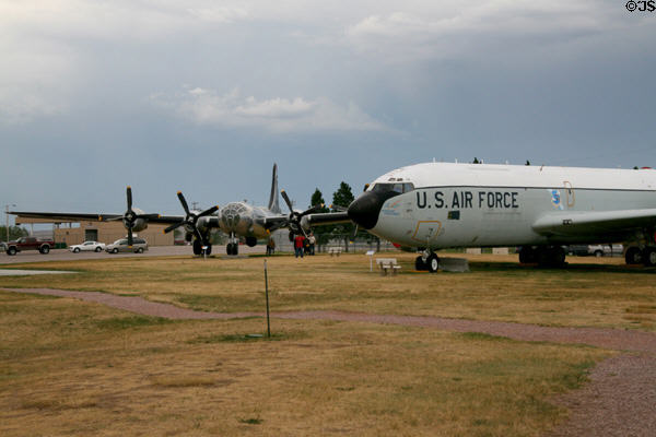 Boeing B-29 Superfortress & EC-135 Stratotanker at South Dakota Air & Space Museum. SD.