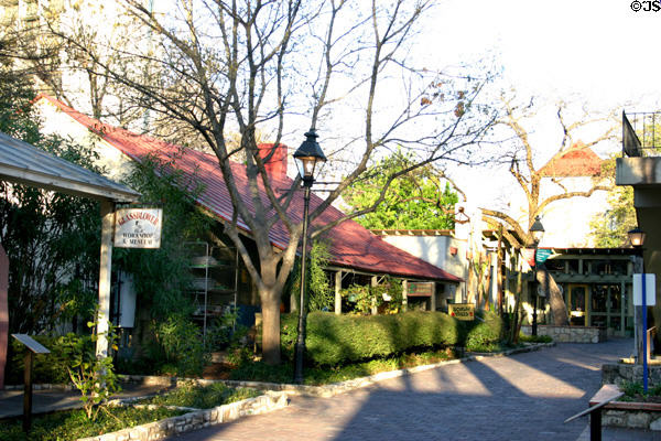 La Villita, a collection of 27 restored buildings. San Antonio, TX. On National Register.