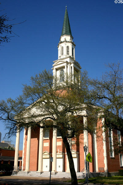 First Baptist church (1958) on Sealy Ave. Galveston, TX.