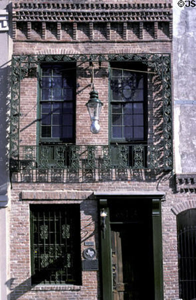 The Kennedy Bakery (c1860) (813 Congress St.) in Old Town. Houston, TX. On National Register.