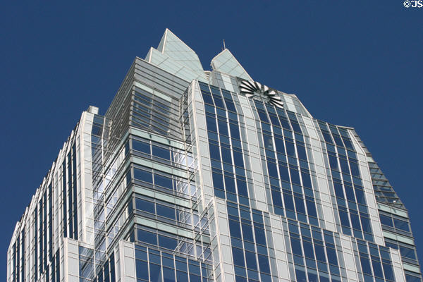 Frost Bank Tower crown detail. Austin, TX.