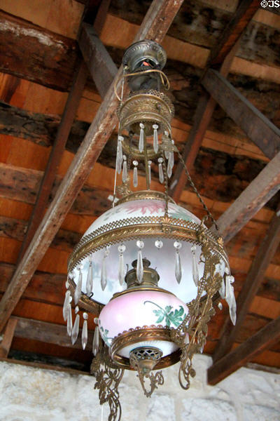 Oil lamp at O.Henry House Museum. San Antonio, TX.