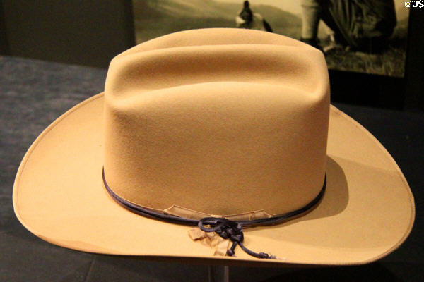 Nimitz's Stetson hat at Admiral Nimitz Museum. Fredericksburg, TX.