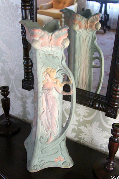 Art Nouveau pitcher at Chambers House Museum. Beaumont, TX.
