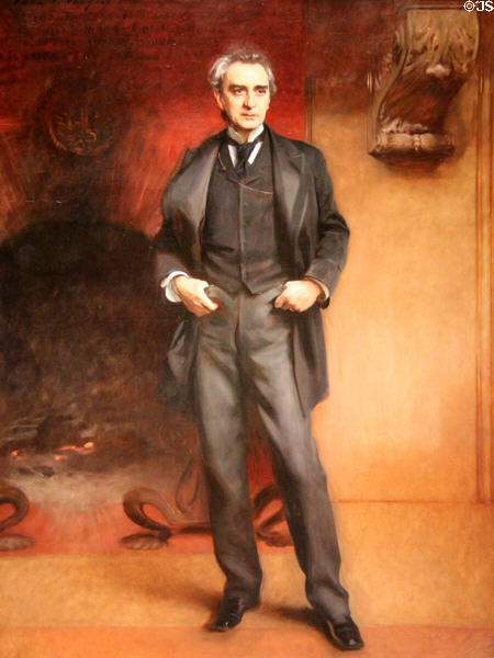 Edwin Booth painting (1890) by John Singer Sargent at Amon Carter Museum of American Art. Fort Worth, TX.