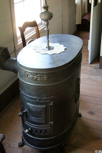 Cast iron heating stove at John Jay French Museum. Beaumont, TX.