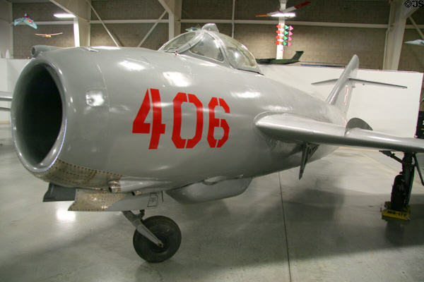 Mikoyan-Guryevich MiG-17F Fresco C built in Poland at Hill Aerospace Museum. UT.