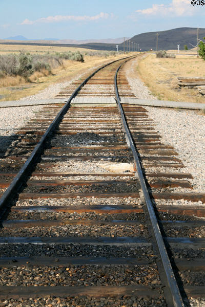 Track at Promontory Point NHS. UT.