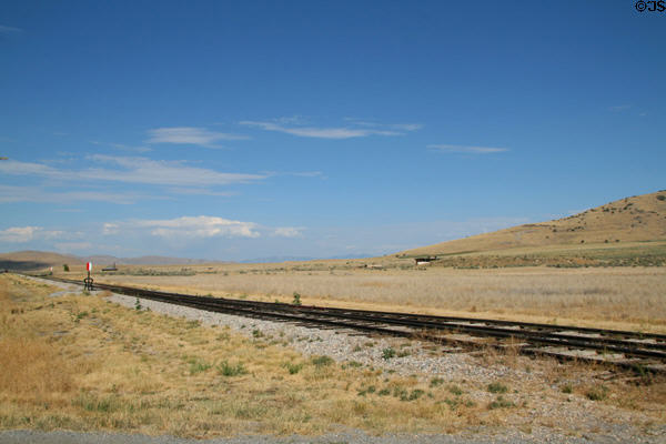 Landscape at Promontory Point NHS north of Great Salt Lake. UT.