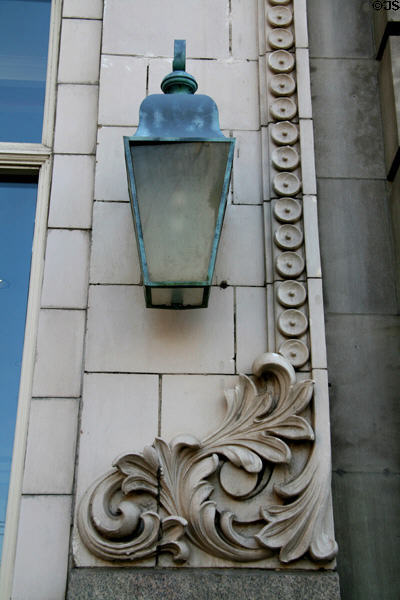 Lamp with surrounding on Felt Building. Salt Lake City, UT.