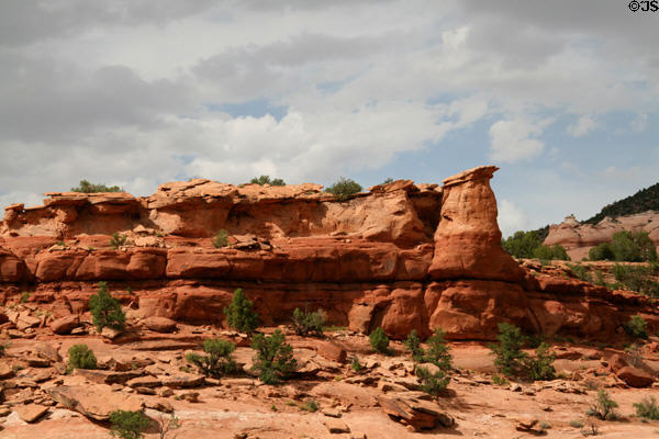 Landscape near La Sal Junction along Highway US191 south of Moab. UT.