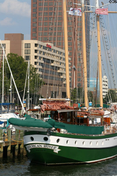 American Rover tour boat moored at Norfolk. Norfolk, VA.