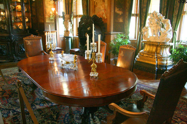 Dining room of Maymont Mansion. Richmond, VA.