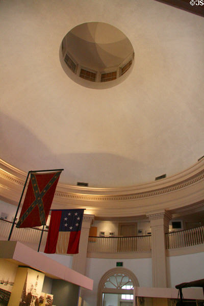 Interior of Exchange Center (1841) (now Siege Museum) (15-19 W. Bank St.). Petersburg, VA. Style: Greek Revival. Architect: James Berrien of NYC.