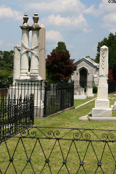 Tombs beside Blandford Church. Petersburg, VA.