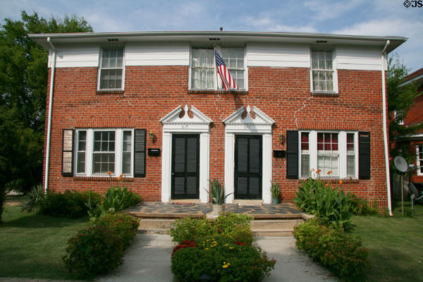 Double brick house at City Point Square. Hopewell, VA.