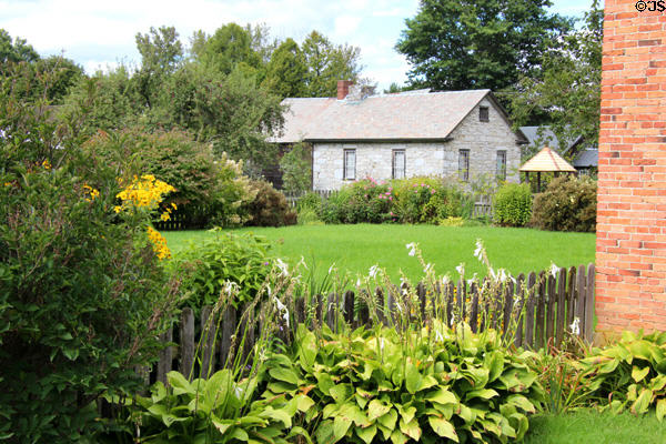 Stone Cottage (1840) from South Burlington, VT at Shelburne Museum. Shelburne, VT.