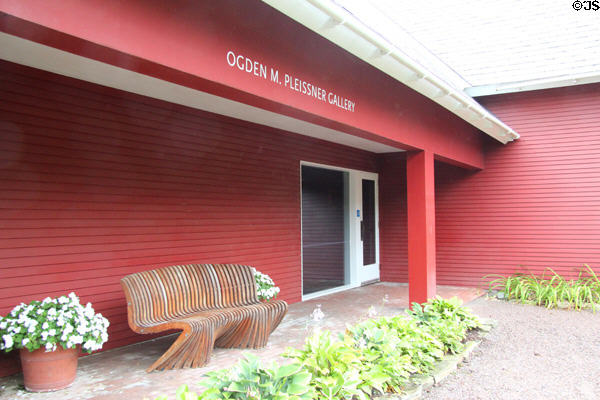 Pleissner Gallery (1986) now houses art & studios of artist Ogden Minton Pleissner (1905-1983) at Shelburne Museum. Shelburne, VT.