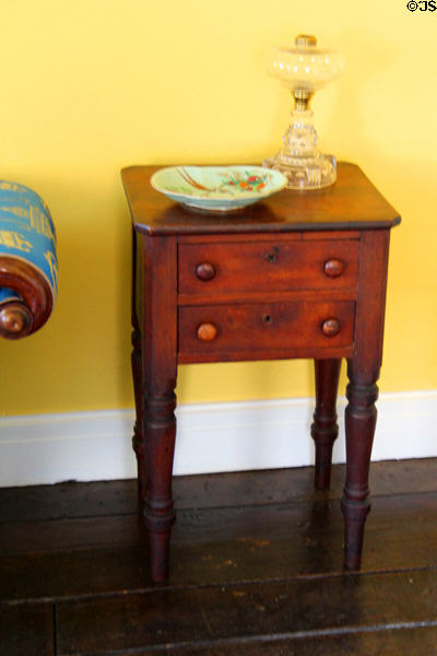 Side table at Craik-Patton House. Charleston, WV.