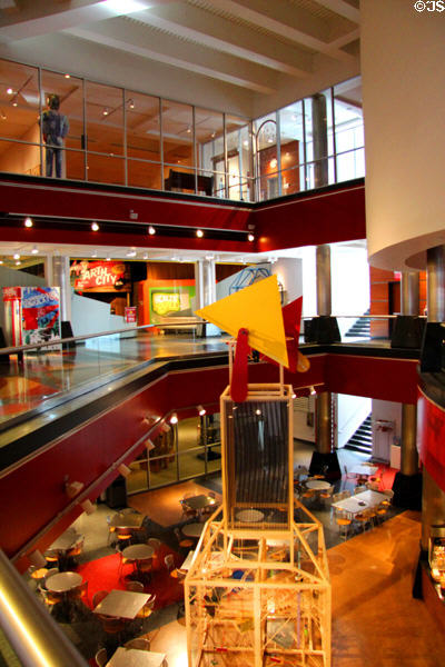 Lobby at Discovery Museum of Clay Center for The Arts & Sciences. Charleston, WV.