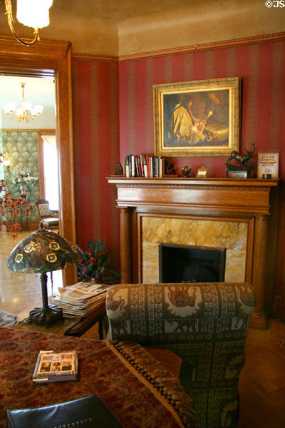 Library of Nagel Warren Mansion. Cheyenne, WY.