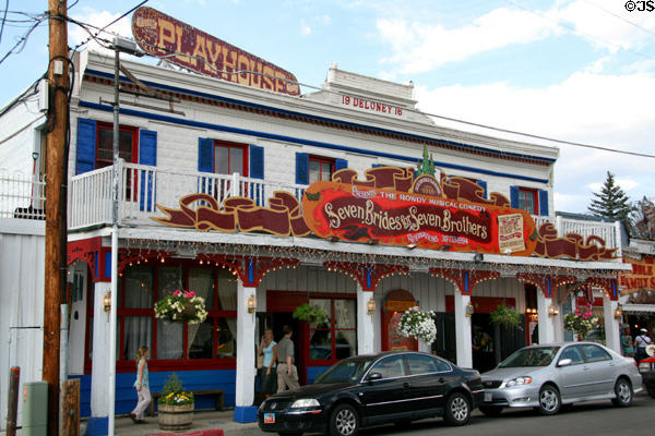 Jackson Hole Playhouse in Deloney Building (1916). Jackson, WY.