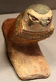 Ancient Egyptian falcon statuette at Kunsthistorisches Museum. Vienna, Austria.