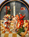 Flagellation of Christ painting by Lucas Cranach the Elder at Kunsthistorisches Museum. Vienna, Austria.