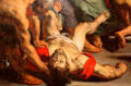 Detail of Miracles of St Ignatius Loyola painting by Peter Paul Rubens at Kunsthistorisches Museum. Vienna, Austria.