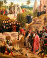 Legend of the Mortal Remains of St John the Baptist painting by Geertgen tot Sint Jans at Kunsthistorisches Museum. Vienna, Austria.
