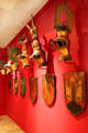 Funeral helmets & shields at Historical Museum of City of Vienna. Vienna, Austria.