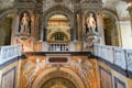 Grand staircase hall of Museum of Natural History. Vienna, Austria.