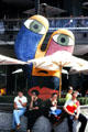 Ophelia modern sculpture by Deborah Halpern on Southbank, Melbourne. Melbourne, Australia.