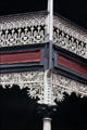 Detail of balcony woodwork on Midland Hotel in Castlemaine. Castlemaine, Australia.