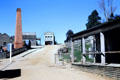 Pioneer buildings & dirt roads in town of Ballarat. Ballarat, Australia.