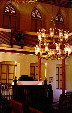 Synagogue interior. Bridgetown, Barbados.