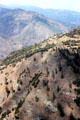 Mountain between Paro & Thimpu on turnoff to India. Bhutan.