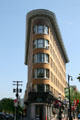 Europe Hotel flatiron building in Gastown. Vancouver, BC