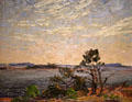 Georgian Bay painting on board by Tom Thomson at McMichael Gallery. Kleinburg, ON.