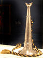 Silver presentation speaking trumpet by Robert Hendery on Montreal, Quebec at National Gallery of Canada. Ottawa, ON.