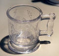 Tom Thompson's glass baby cup at Tom Thompson Art Gallery. Owen Sound, ON.
