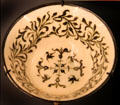 Fritware bowl with underglaze painting from Iran at Aga Khan Museum. Toronto, ON.